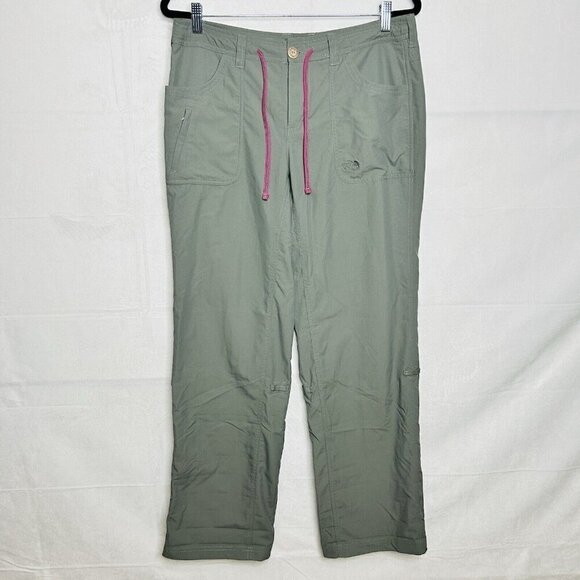 The North Face Sz 10 Style# CFU1 Quick Dry UPF30 Hiking Outdoor Pants Gray - Picture 1 of 10
